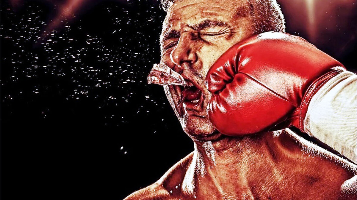 не бойтесь, если это бокс - зубы этого парня в порядке, источник - Яндекс картинки