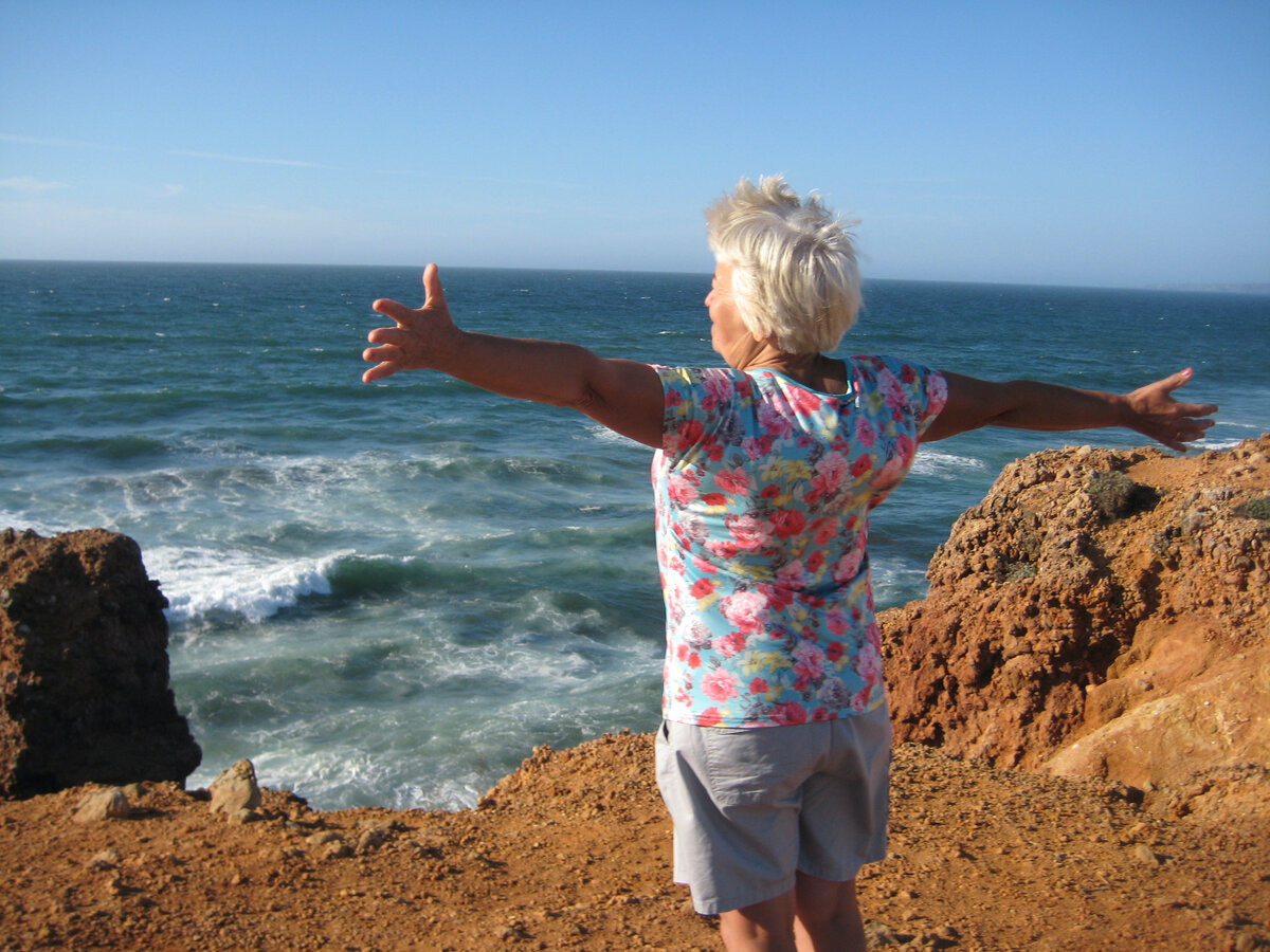Когда впервые видишь могучий океан!