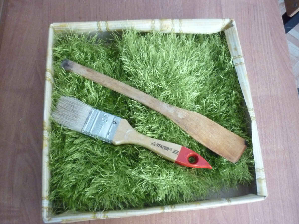 Игровой набор "Юный археолог". Фото автора.