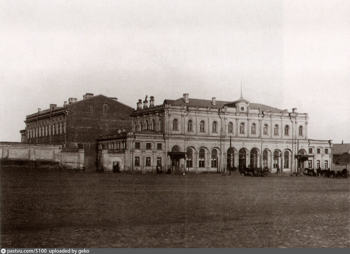 Станция Ярославской железной дороги 1890 – 1900 гг. Источник фото: https://pastvu.com/p/5100
