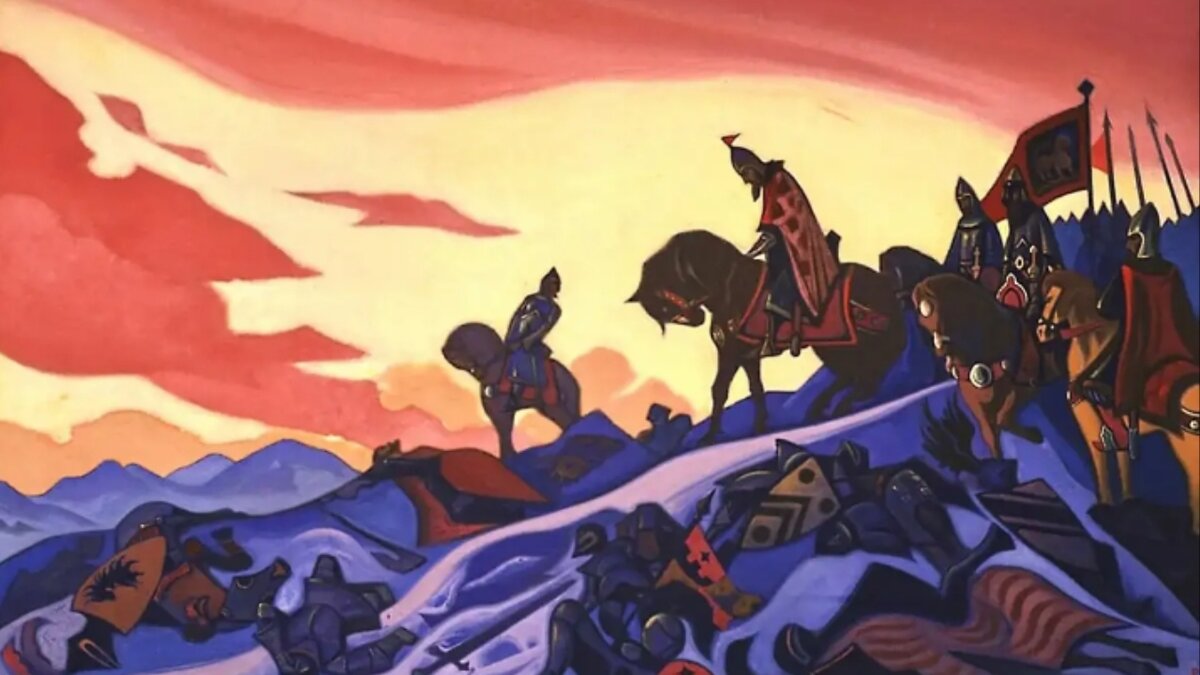 "Александр Невский" Н. К. Рерих 1942 г.