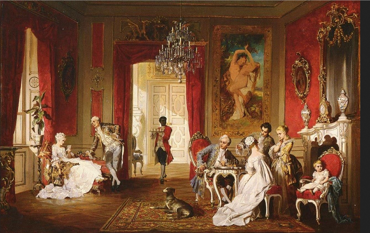 Карл Швенингер-мл. "В гостиной"