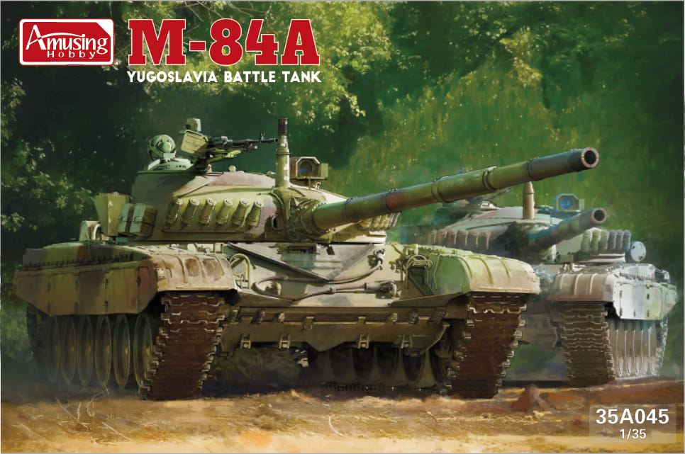 Югославский М-84А от Amusing Hobby, ПАК-40 от Miniart и другие новинки сборных моделей.