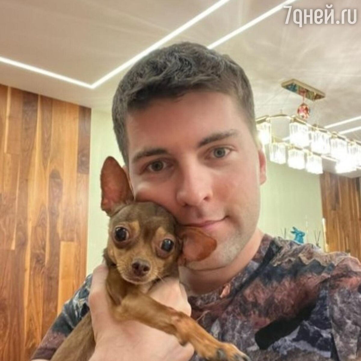    Дмитрий Борисов с питомцем соцсети