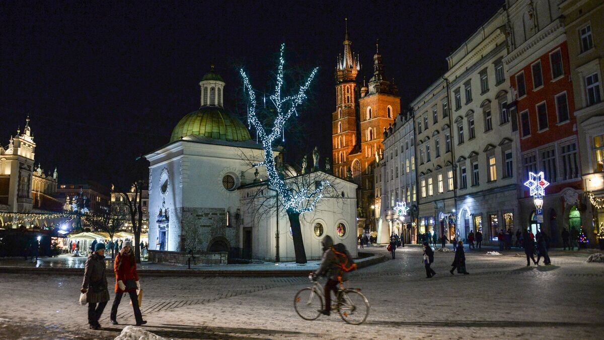    Городская площадь Кракова© РИА Новости / Евгений Одиноков