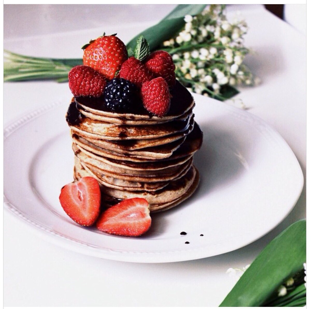    Нутово-льняные блинчики