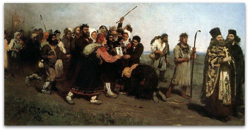 Прянишников картина крестный ход