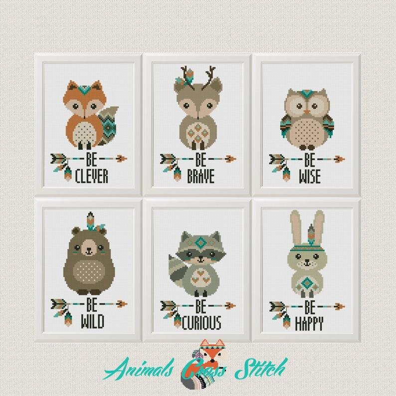 AnimalsCrossStitch "Tribal Animals"