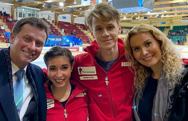 Игорь Шпильбанд, Диана Дэвис, Глеб Смолкин, Этери Тутберидзе