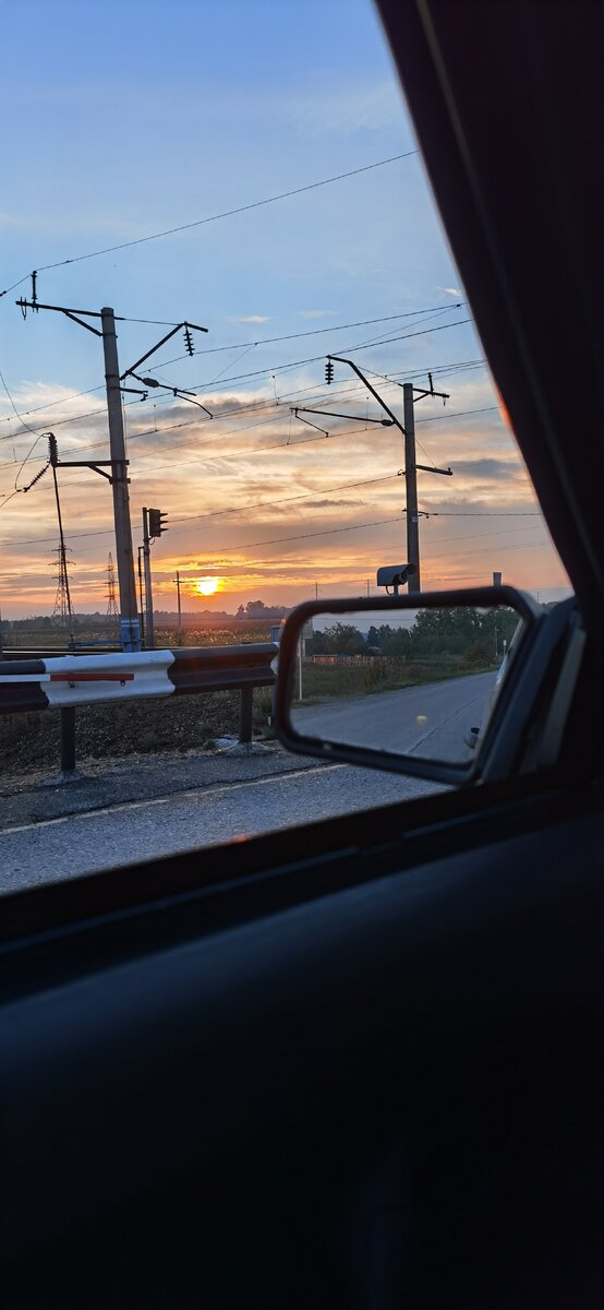 Красивый и сочный закат 