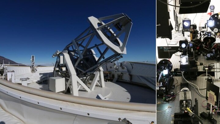 Модернизация инструмента заметно улучшила и без того высокое качество наблюдений.Фото L. Kleint, KIS.