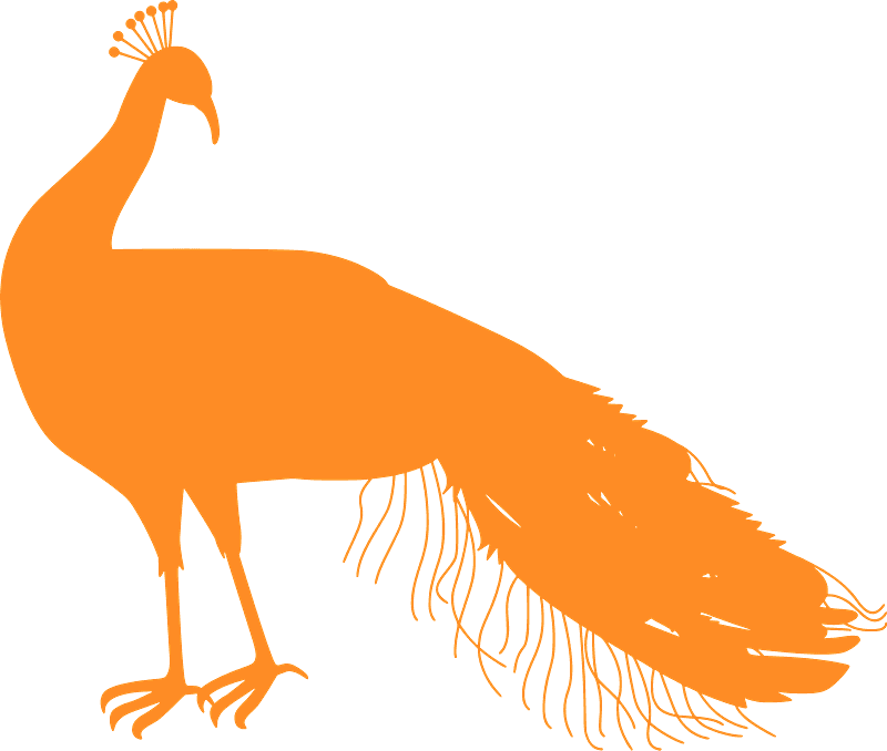 Павлин, с сайта https://creazilla.com