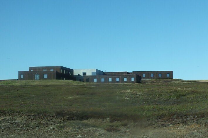 Исландия. Город Myvatn, отель "Laxa"