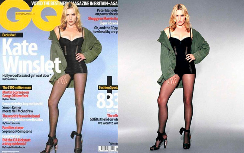 Обложка журнала GQ.