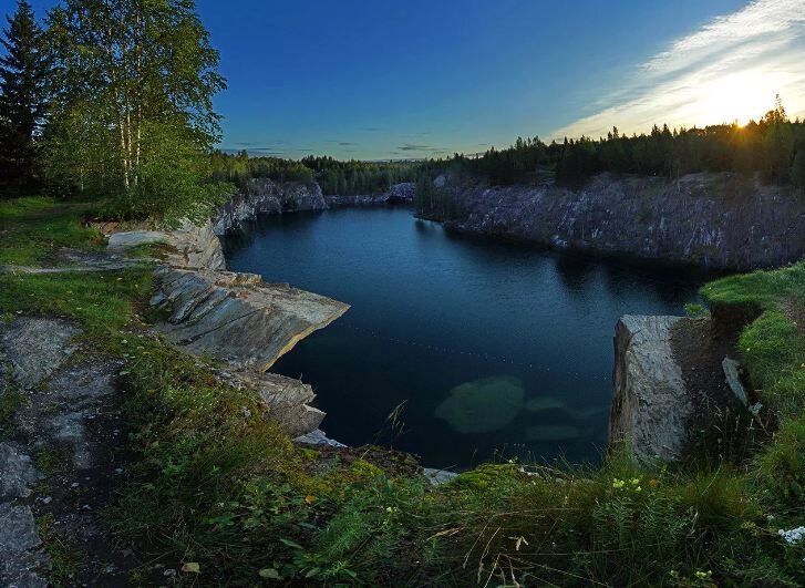 Рускеальский рассвет,  Карелия