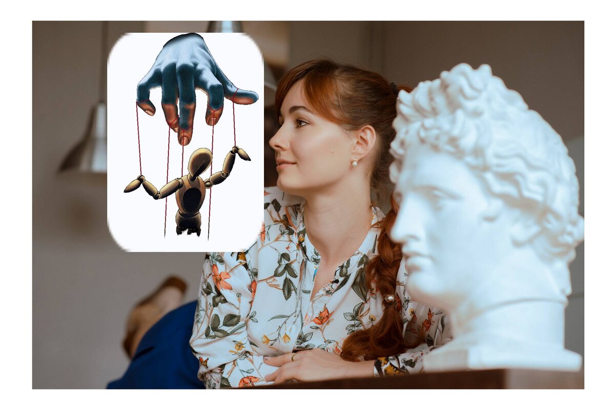 Марионетка - тот кем управляет чужая воля...