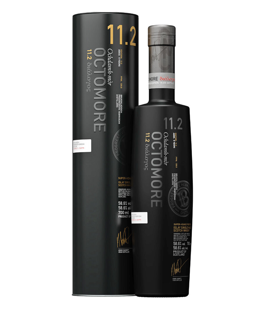 Octomore 11.2 Scottish Barley 139.6 PPM 58.6% ABV

