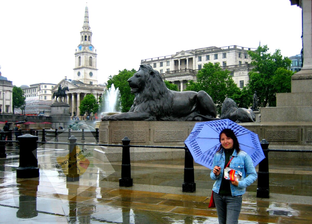 Лондон. Трафальгарская площадь