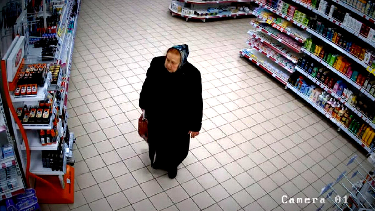 Кадр с записи камеры видеонаблюдения