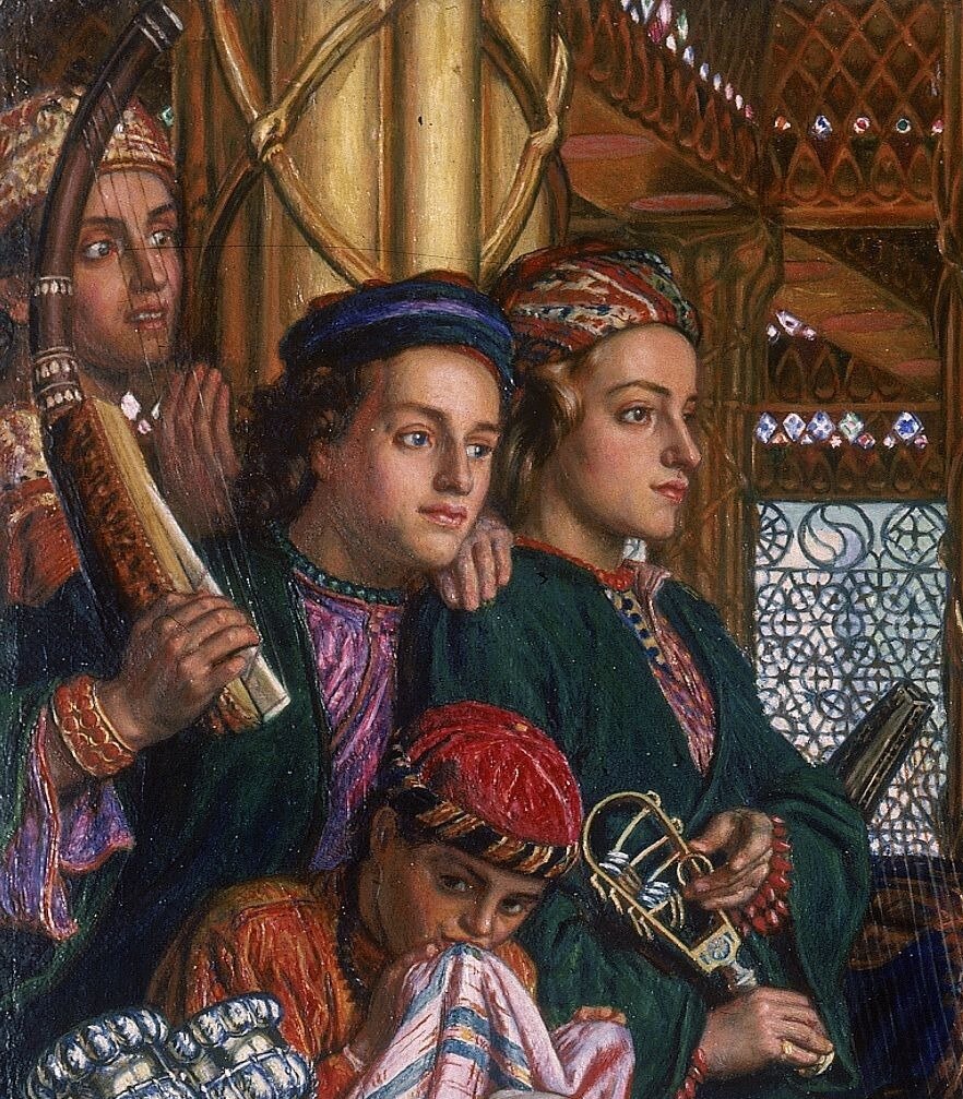 Обретение Спасителя в храме. Фрагмент. Уильям Холман Хант. 1860 г.