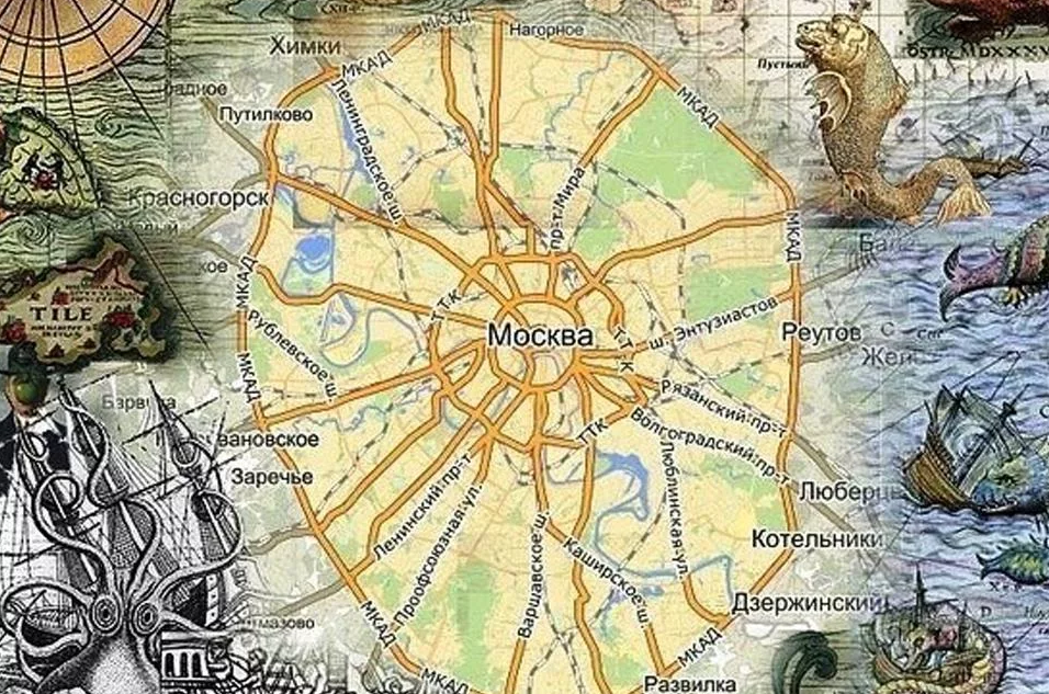 Карта москвы есть