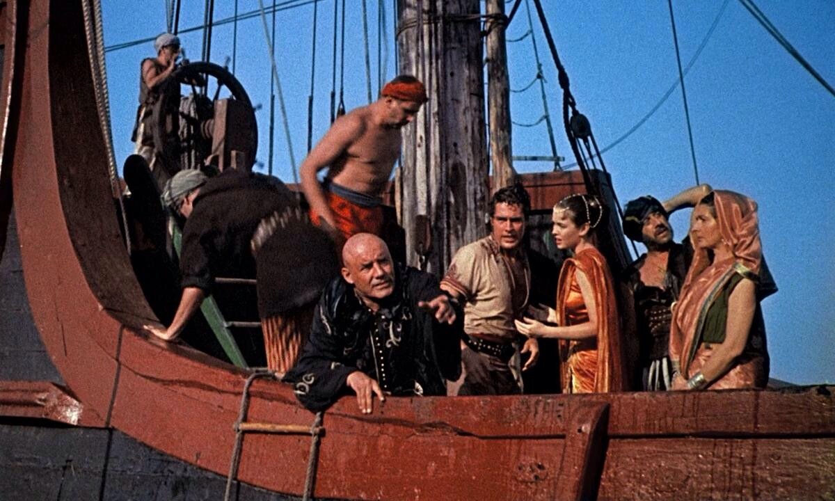 "Седьмое путешествие Синдбада" изображение взято из открытых источников.