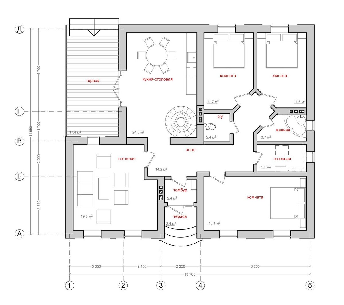 Первый этаж
