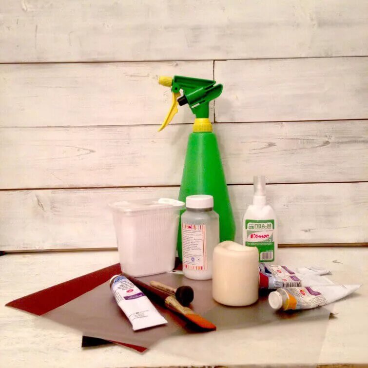 Необходимые материалы для создания шкатулки в технике декупаж.