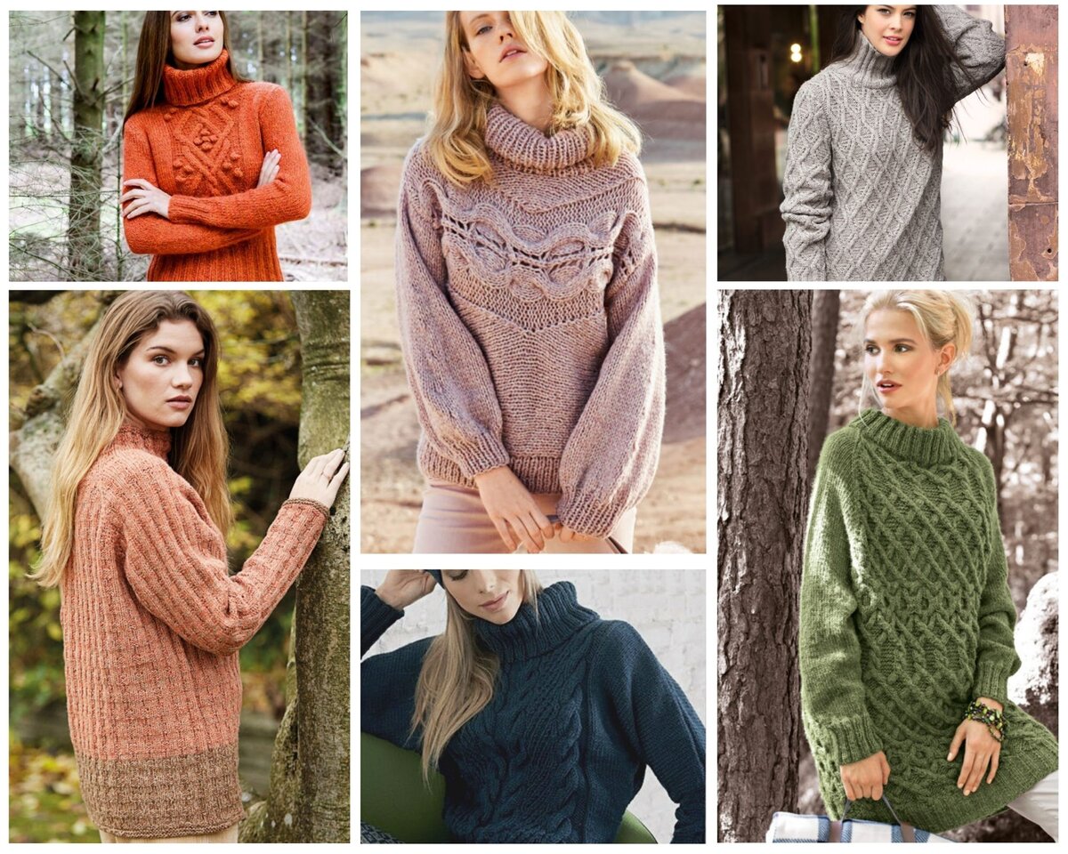 Фото: вязаные свитера