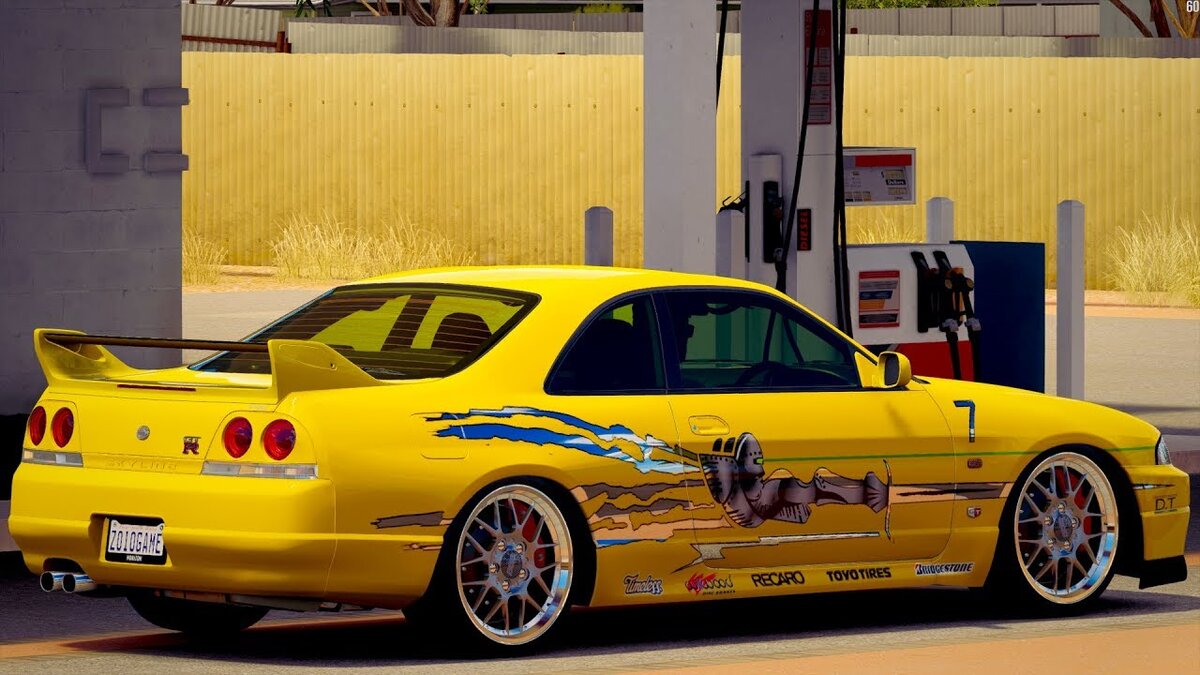 Nissan Skyline r33 GTR из популярной серии фильмов Форсаж