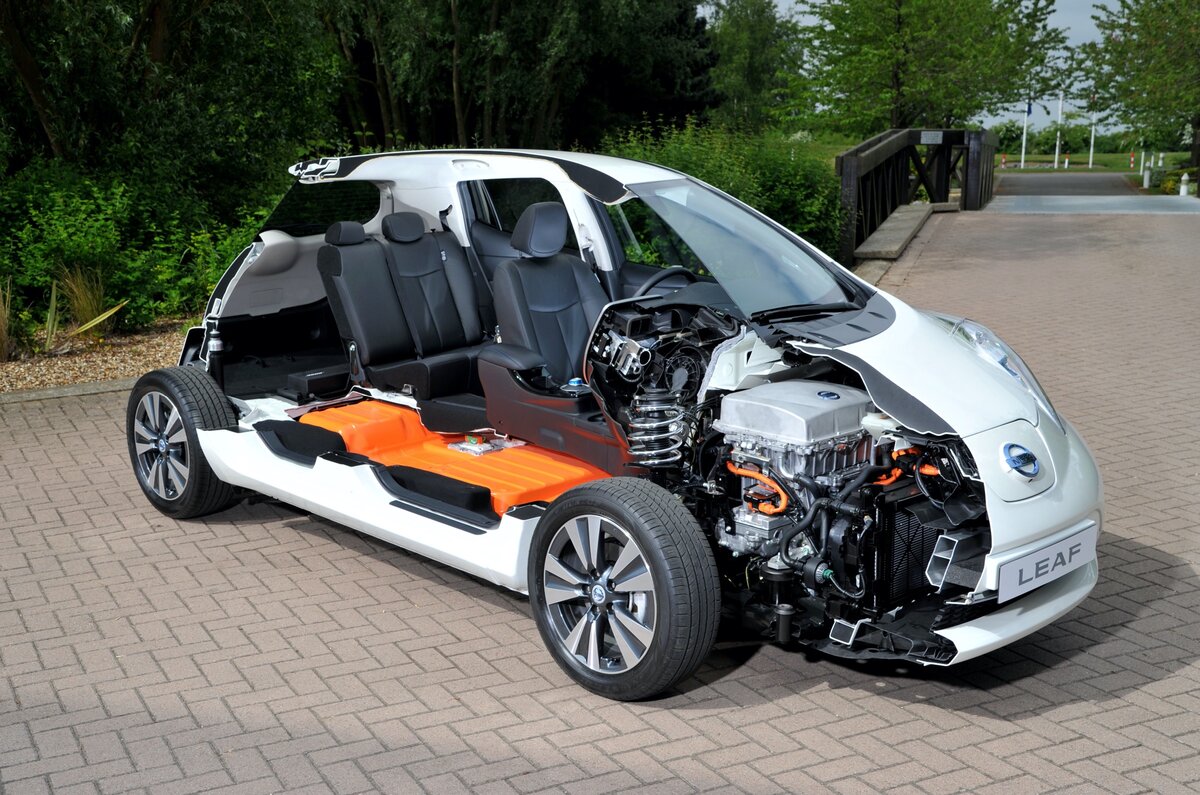 Nissan Leaf в разрезе(фото из интернета)