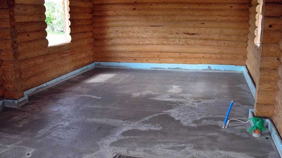 Как сделать бетонный пол в частном доме своими руками — пошаговая инструкция