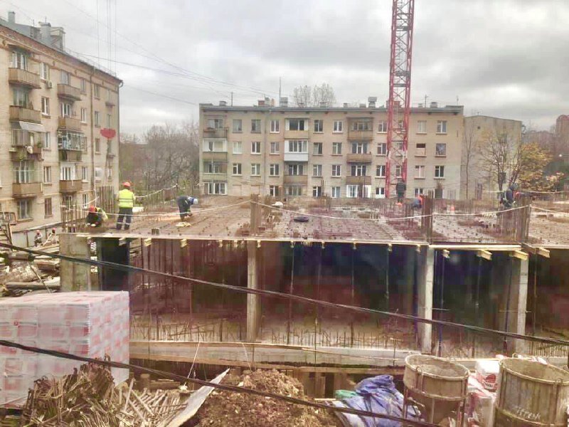 Стройка под окнами в Кунцево
