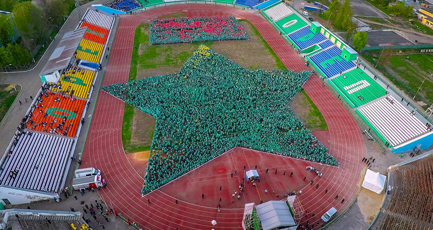 Рекорд «Русских богатырей» к 70-летию Победы
