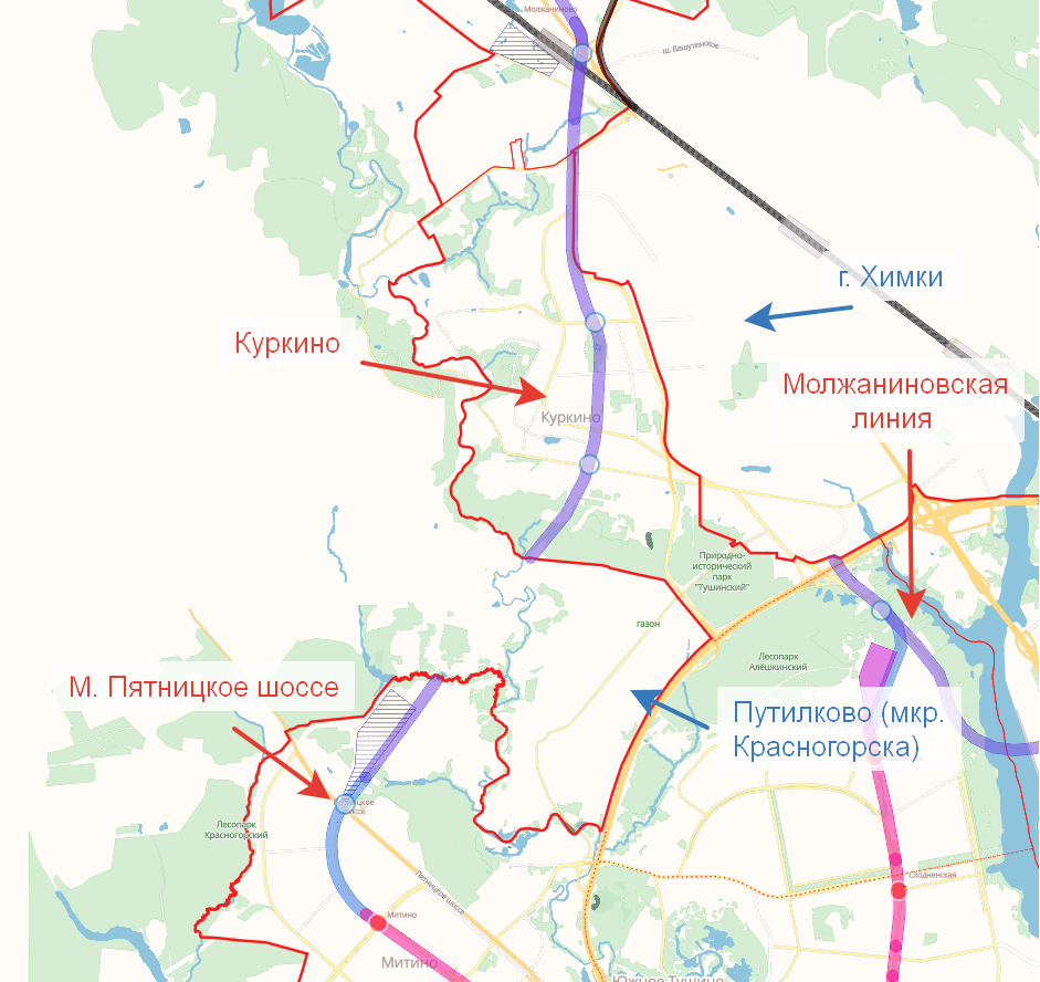 Продление Арбатско-Покровской линии в Рождествено и Куркино. Разбор  официальных планов. | Владислав Панкратов | Дзен