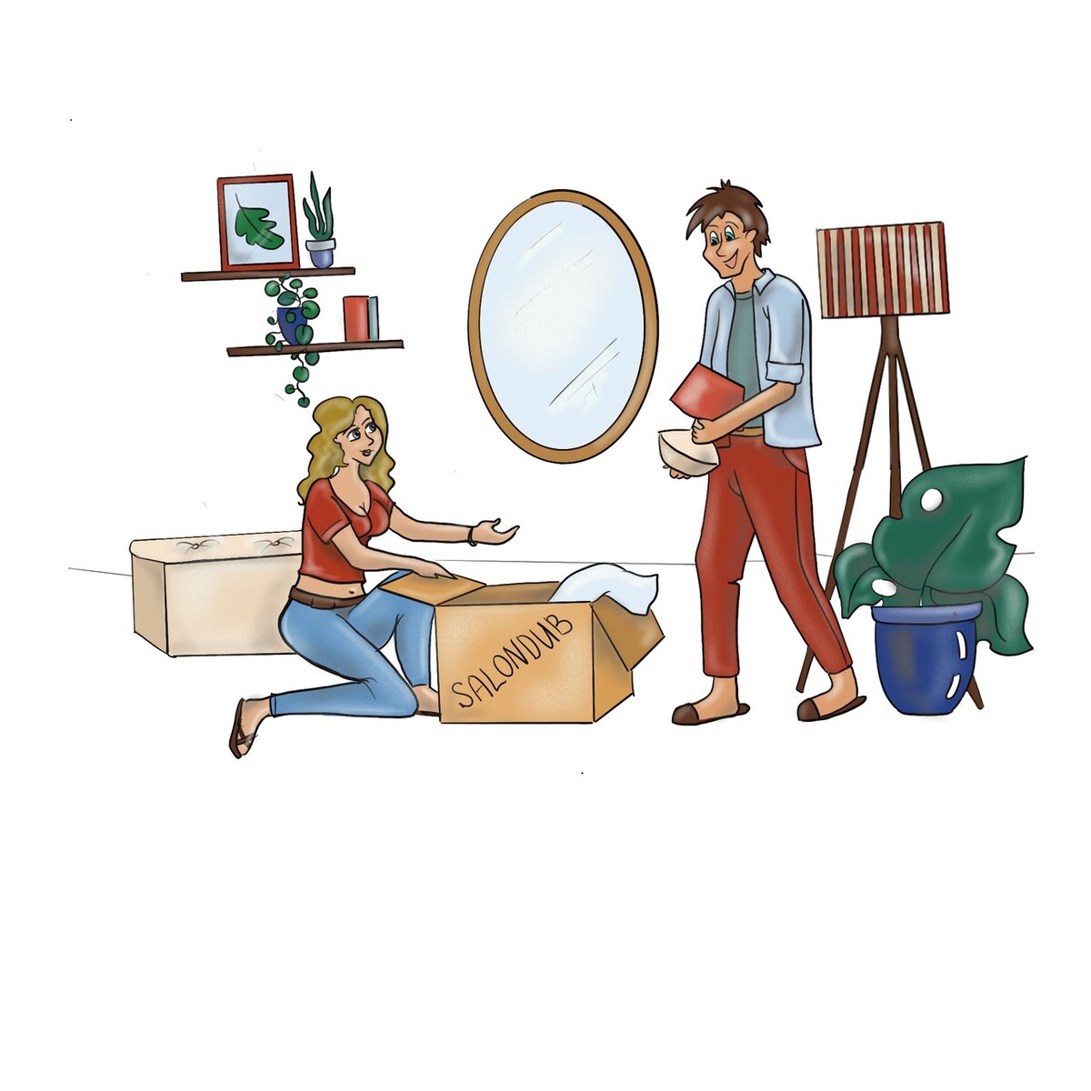 Уют в съемной квартире вместе с САЛОНДУБ