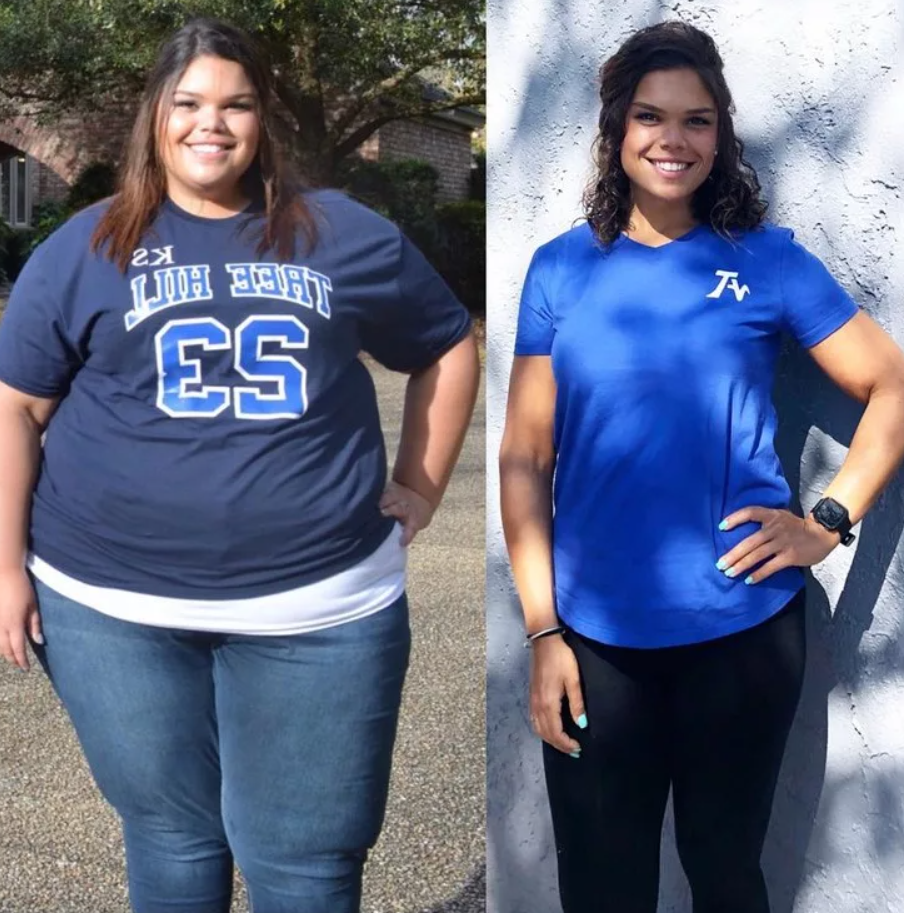 Похудела на 50 кг.