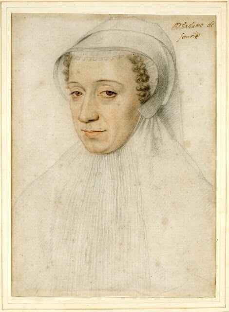 Маргарита Валуа, герцогиня Савойская - вскоре после свадьбы, в трауре