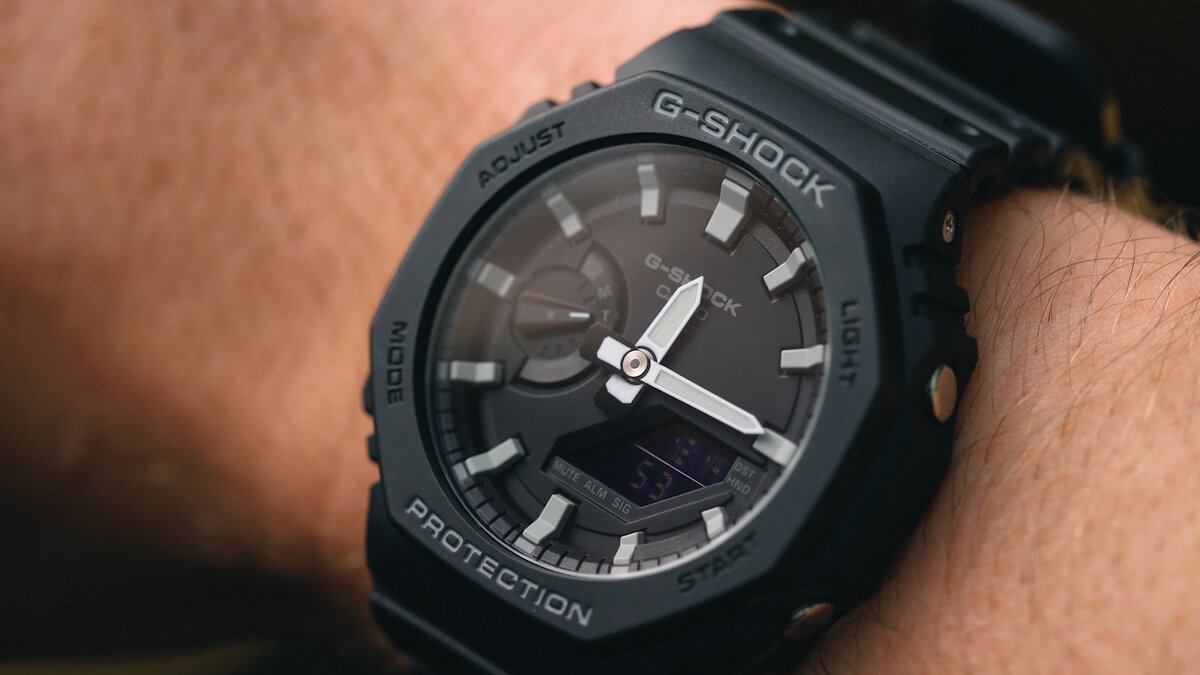 Прекрасные мужские наручные часы Casio G-Shock GA-2100