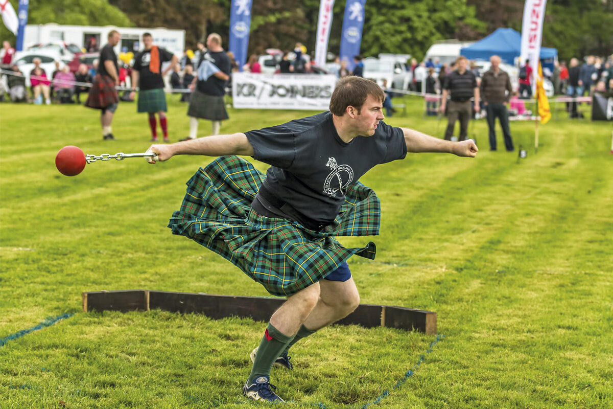 Метание молота.