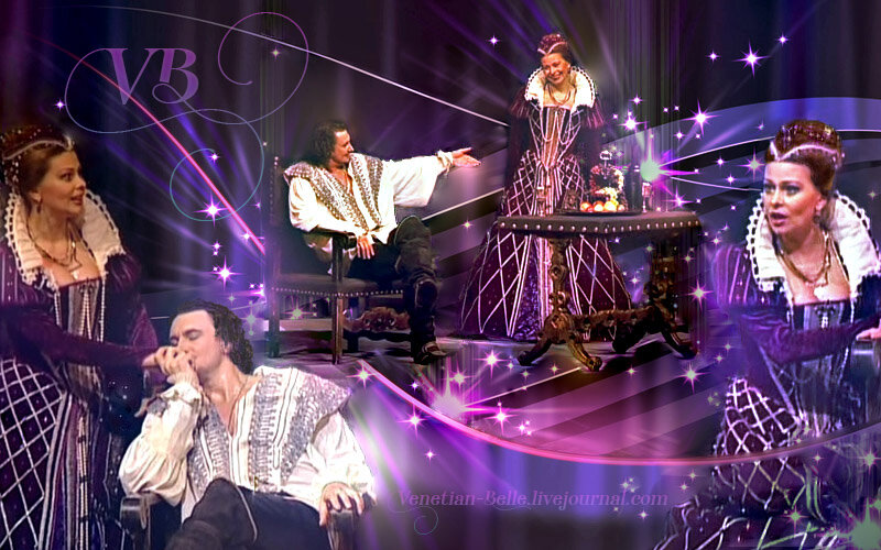 Маргарита и ее брат Франсуа, король французский. (Елена Харитонова и Антон Хомятов).