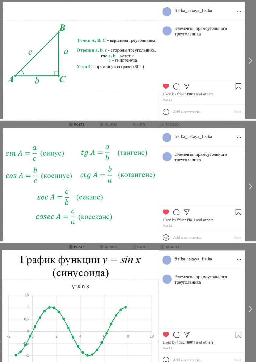 Разбор темы "Элементы прямоугольного треугольника"