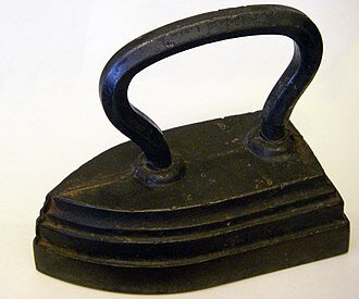 Чугунный утюг (без нагревателя), вес 5 кг