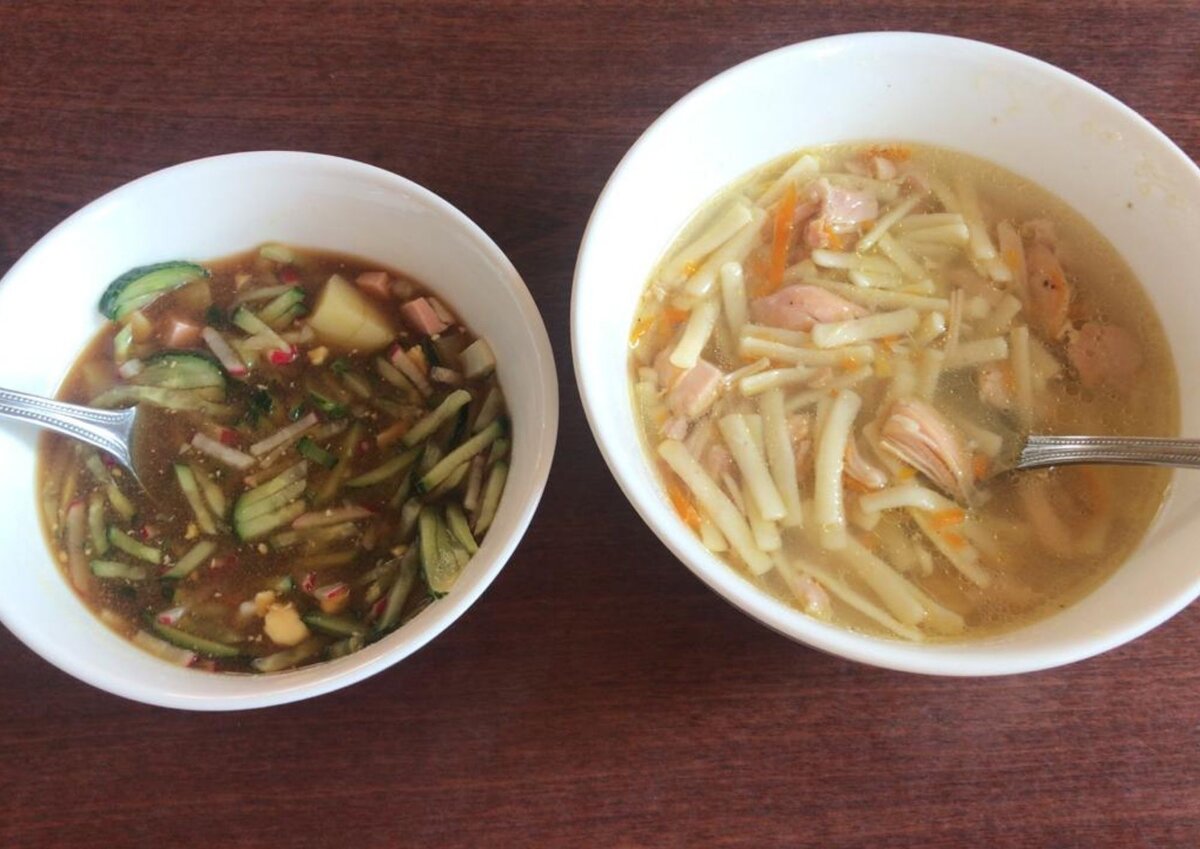 Наш обед за 470 руб. (на фото не хватает 2х стаканов компота)