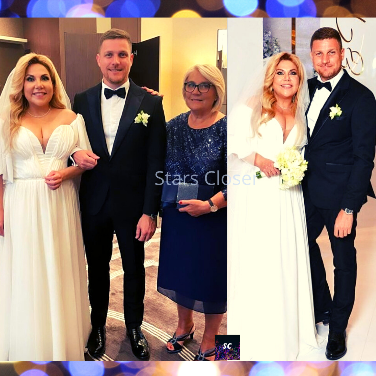 Молодые с мамой жениха