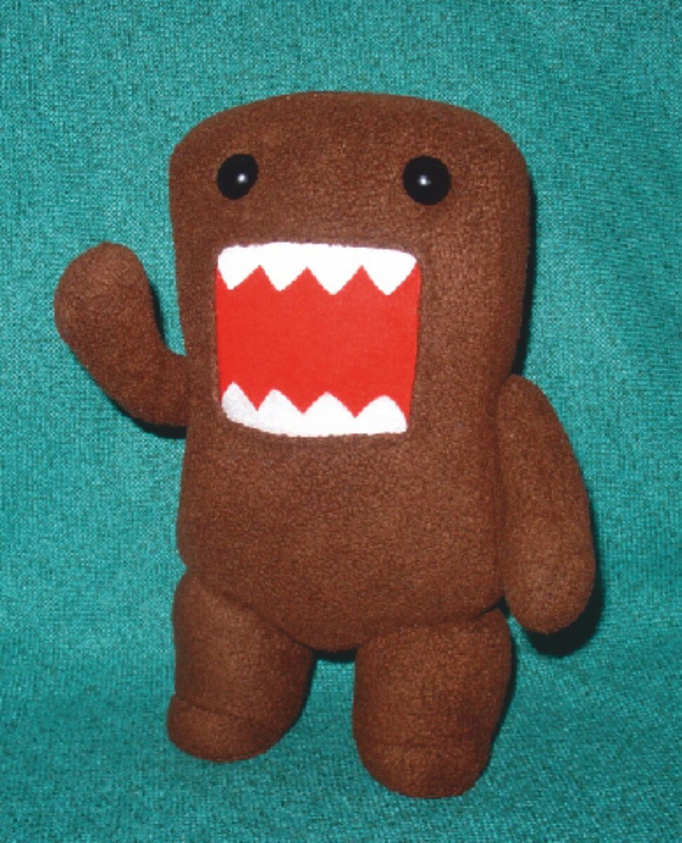 Domo (Домо-кун) женская футболка с коротким рукавом (цвет: розовый меланж)