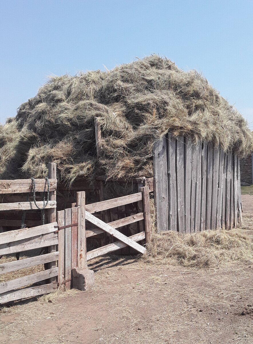 Картинка из интернета. Сеновал почти как из нашего детства