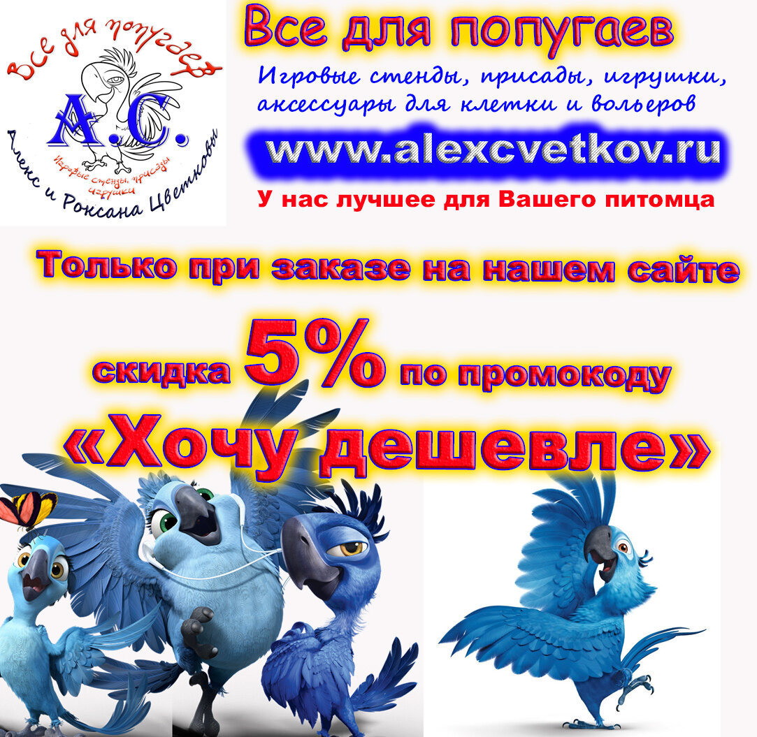 Промокод на скидку 5% на нашем сайте