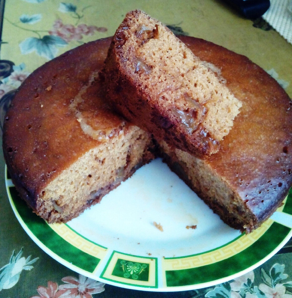 Вот такой он получился пышным 