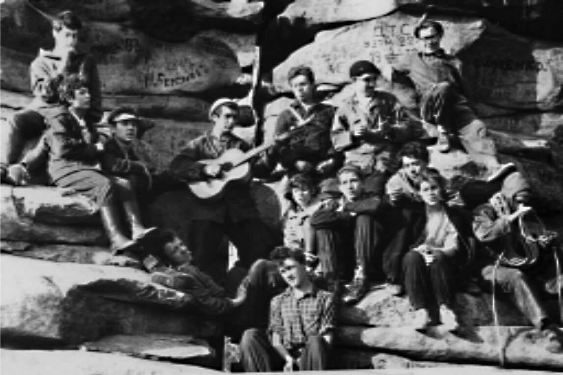 СГС, тренировка на Чёртовом городище, 1964 год, фото из архива СГС